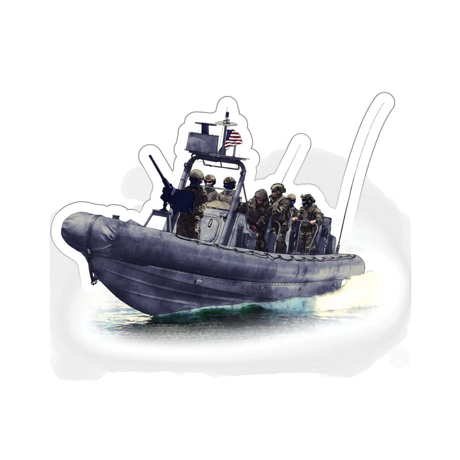 RHiB - Rigid Hull Inflatable Boat Sticker