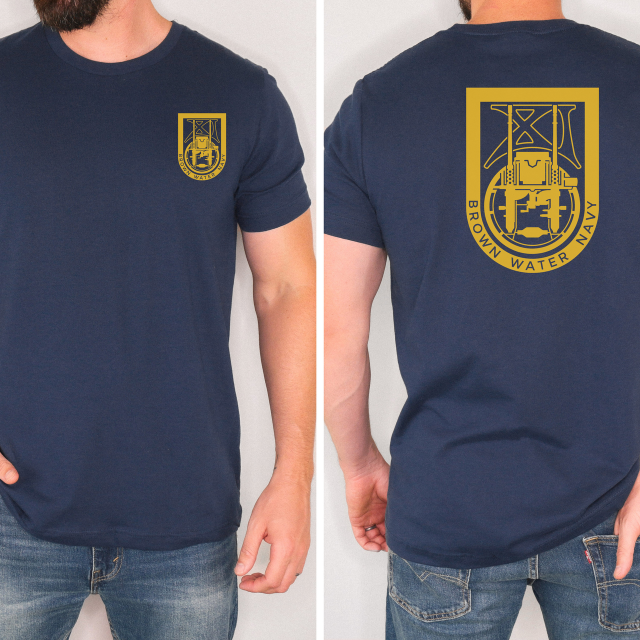 Special Boat Unit 11 v3 - SBU 11 T-Shirt (Gold)
