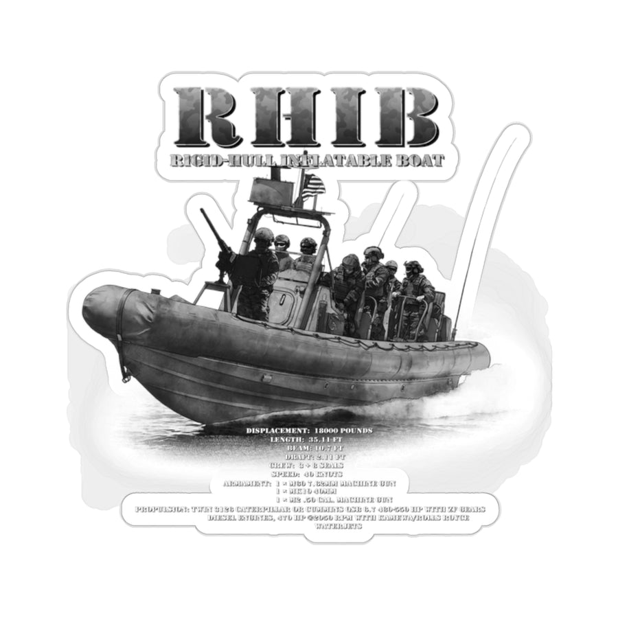 RHiB - Rigid Hull Inflatable Boat Sticker