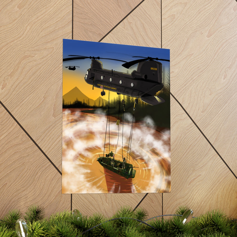 SOC-R Helo Cast Premium Matte vertical posters