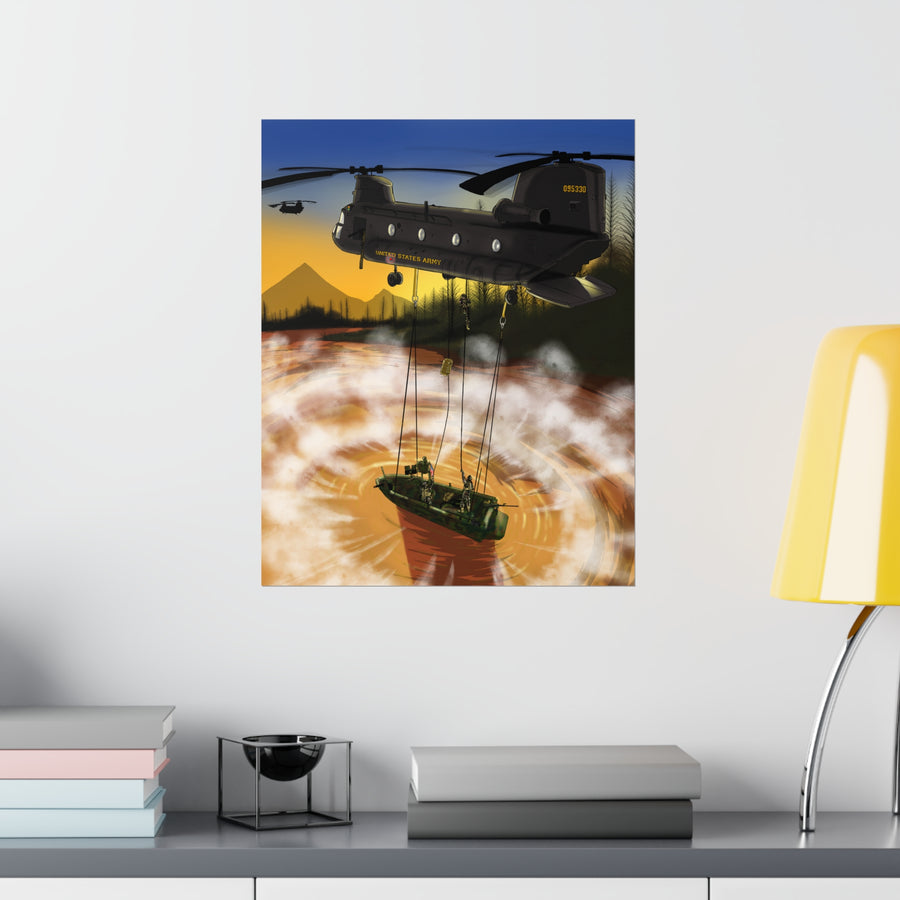 SOC-R Helo Cast Premium Matte vertical posters