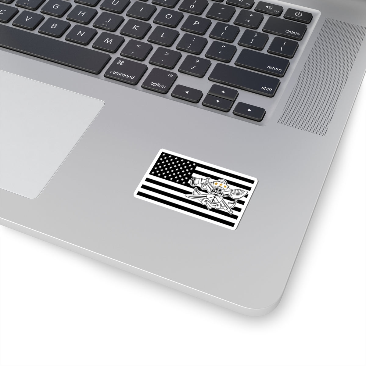Navy SWCC Flag Sticker (BW/BW)