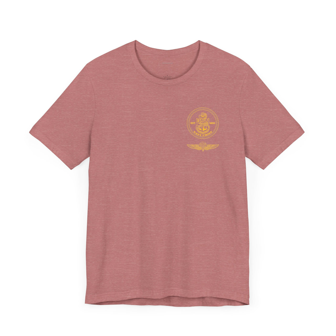 Navy Chief Parachute Jumper (PJ) Qualification T-Shirt - Gold Collection