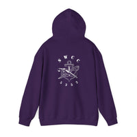 Thumbnail for SB Pin with NEC 5352 Hoodie - Black & White Collection