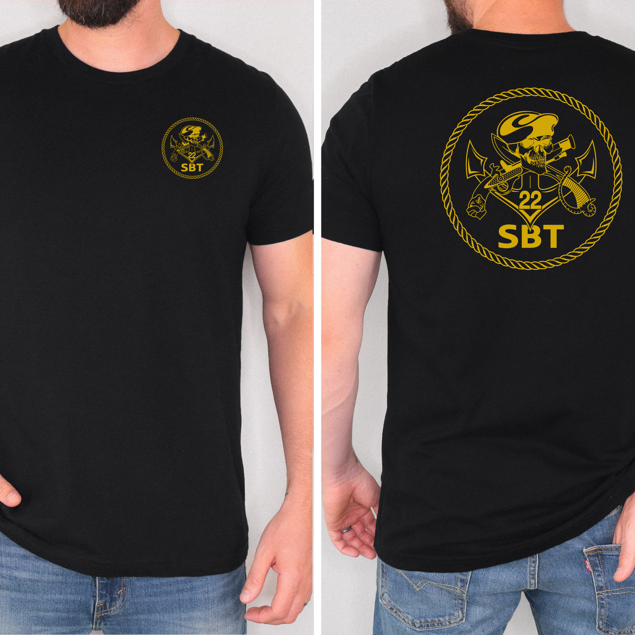 Special Boat Team 22 v2 - SBT22 T-Shirt (Gold)