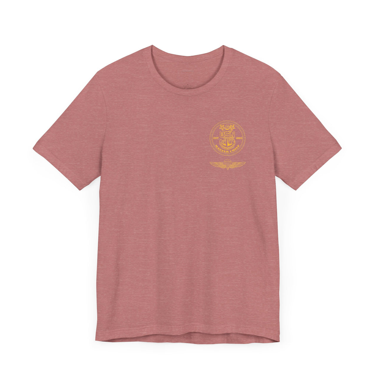 Navy Master Chief Parachute Jumper (PJ) Qualification T-Shirt - Gold Collection