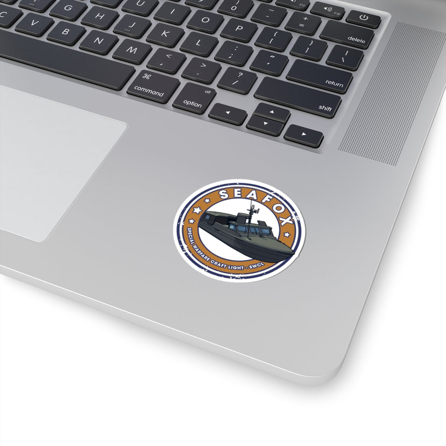 Navy Seafox Sticker