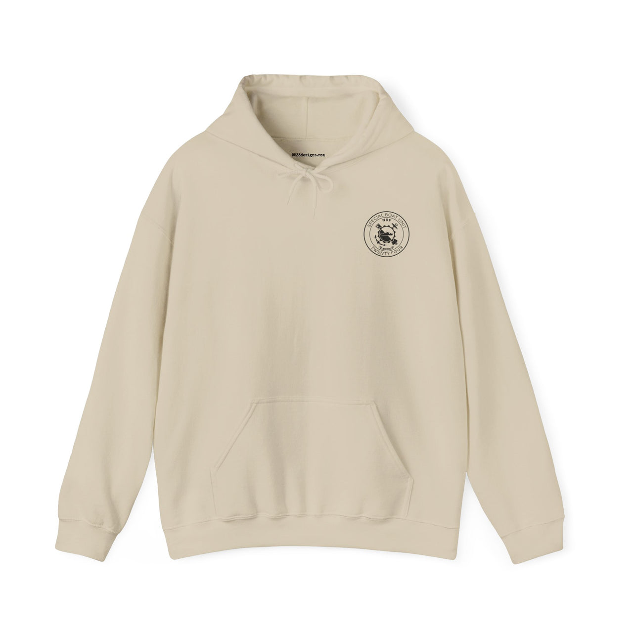Special Boat Unit 24 Hoodie - Black & White Collection