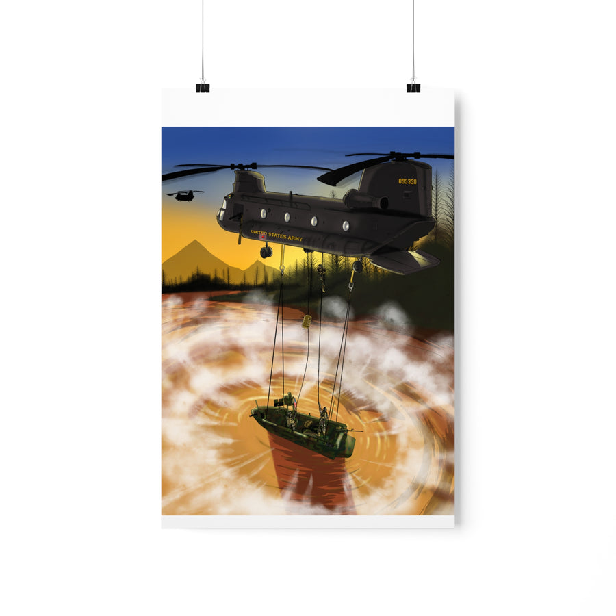 SOC-R Helo Cast Premium Matte vertical posters
