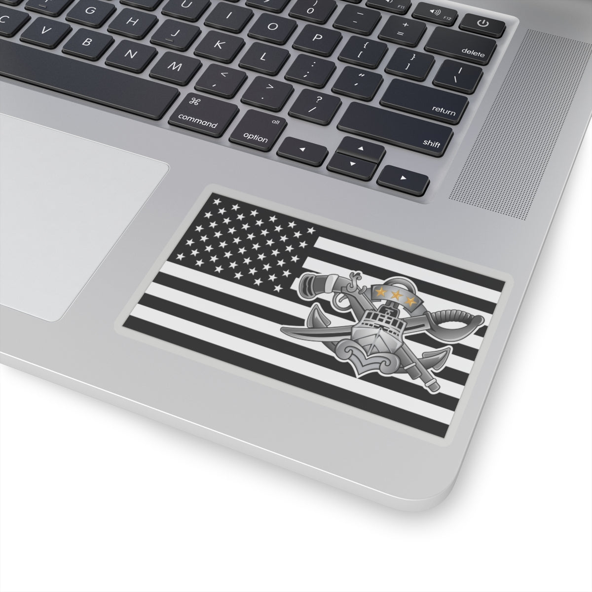 Navy SWCC Flag Sticker (BW/Color)