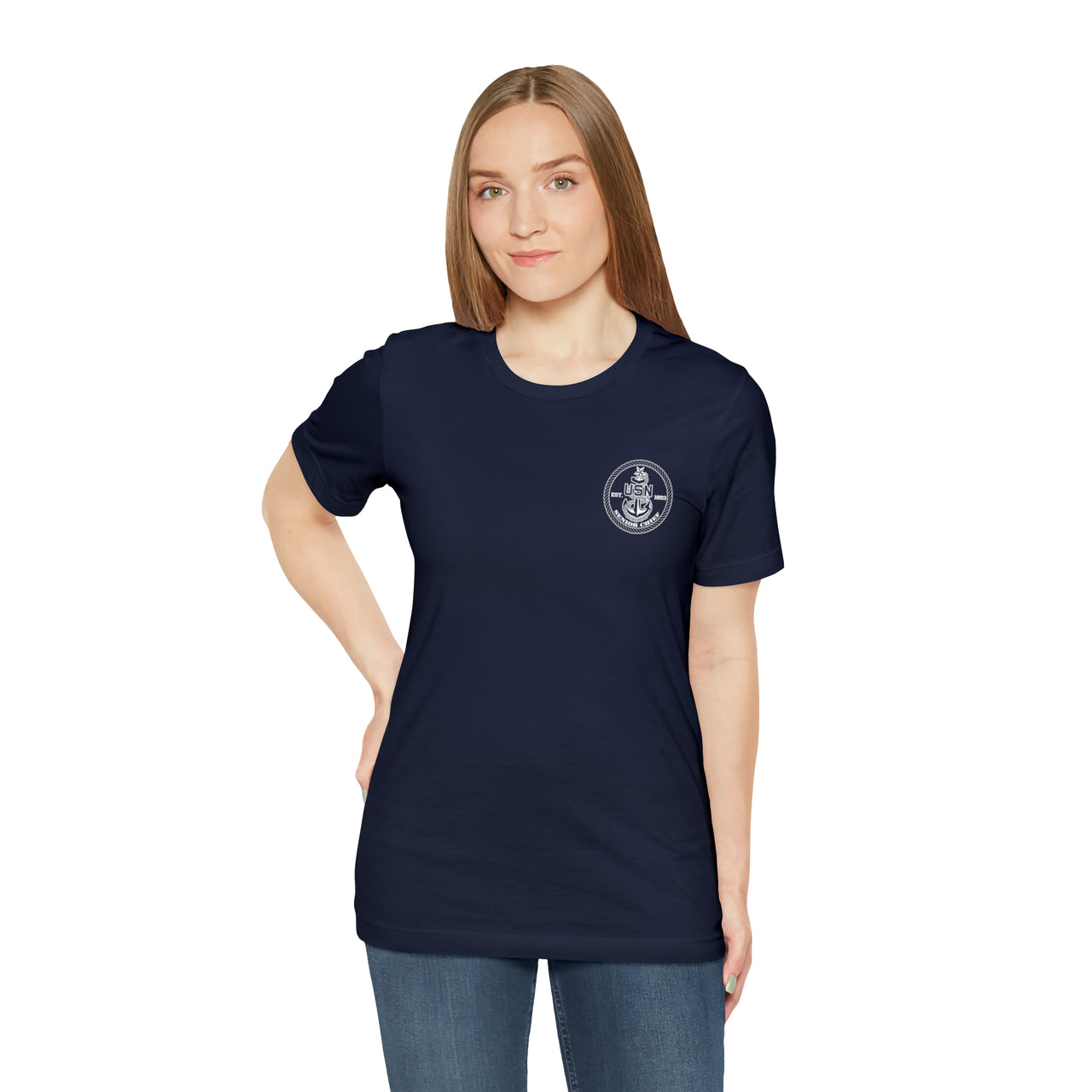 Navy Senior Chief T-Shirt (White)