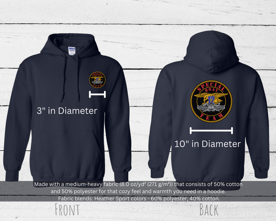 Special Boat Team 12 v1 Hoodie - Color