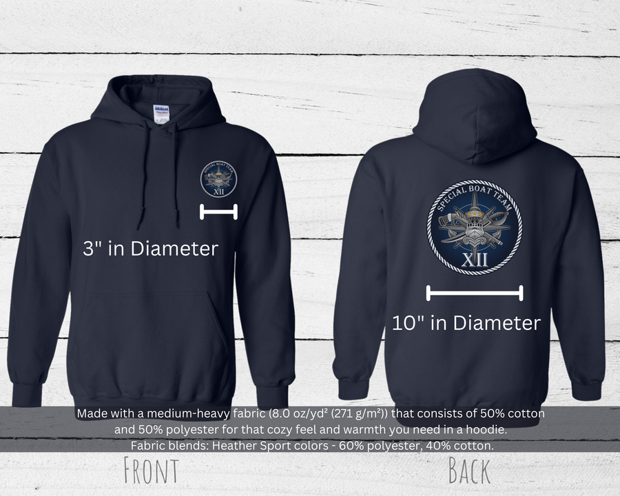 Special Boat Team 12 v2 Hoodie - Color