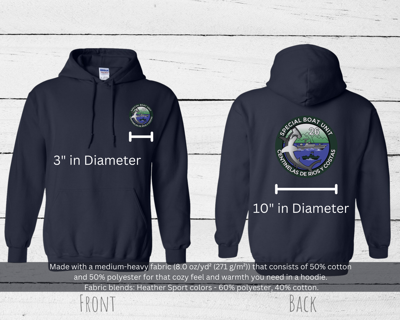 Special Boat Unit 26 Hoodie - Color