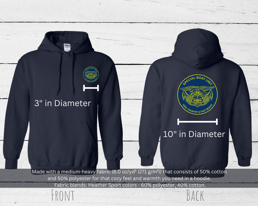 Special Boat Unit 12 v1 Hoodie - Color Collection