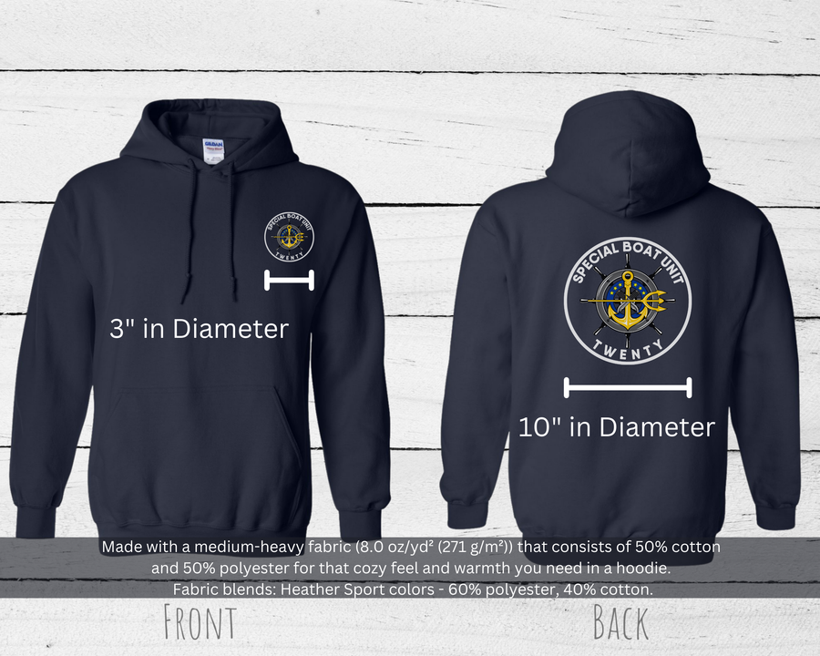 Special Boat Unit 20 Hoodie - Color
