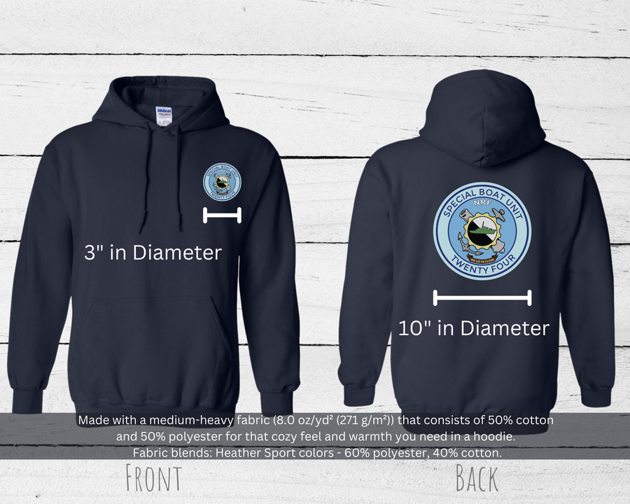 Special Boat Unit 24 Hoodie - Color