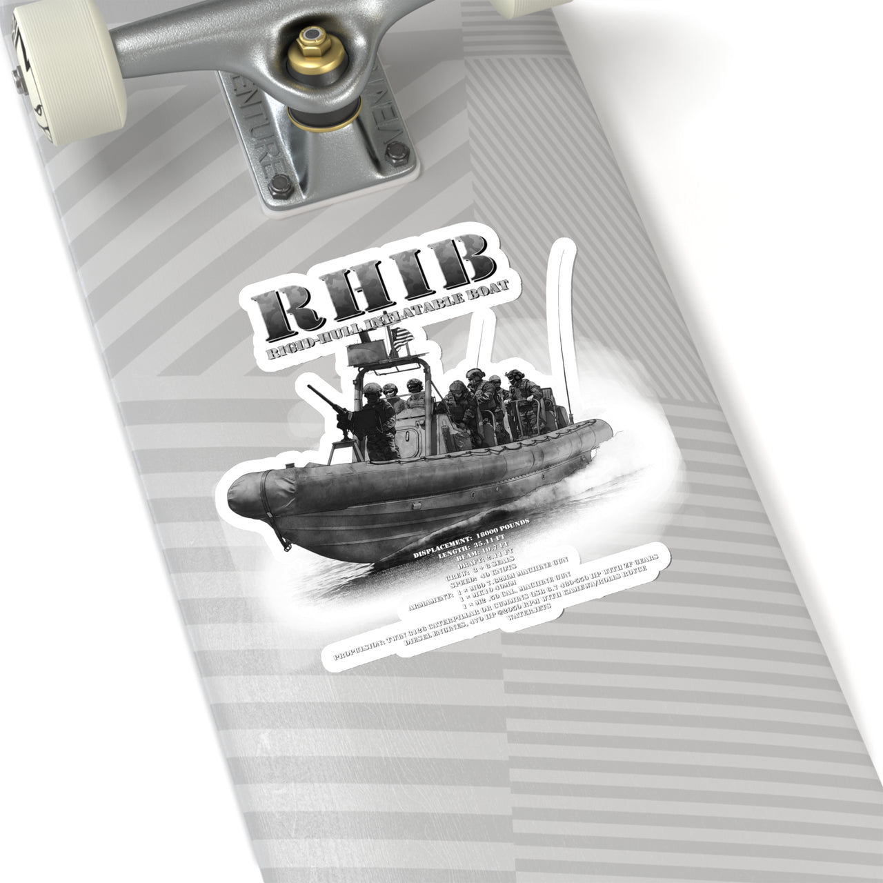 RHiB - Rigid Hull Inflatable Boat Sticker