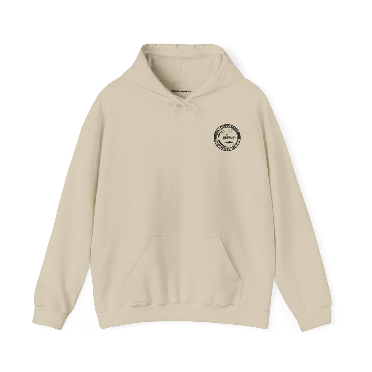 Special Boat Unit 26 Hoodie - Black & White Collection