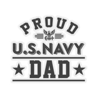 Thumbnail for Proud Navy Dad: Sticker