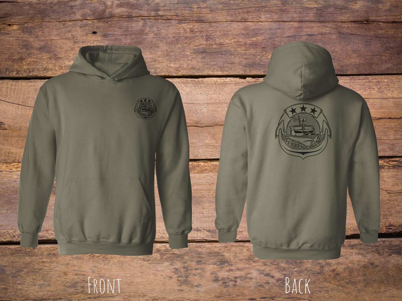 Combatant Craft Crewmen Pin - Hoodie (Black)