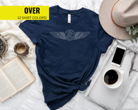 Thumbnail for Aircrewman Operator Qualification T-Shirt - Black & White Collection