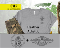 Thumbnail for Navy Chief FMF Qualification T-Shirt - Black & White Collection