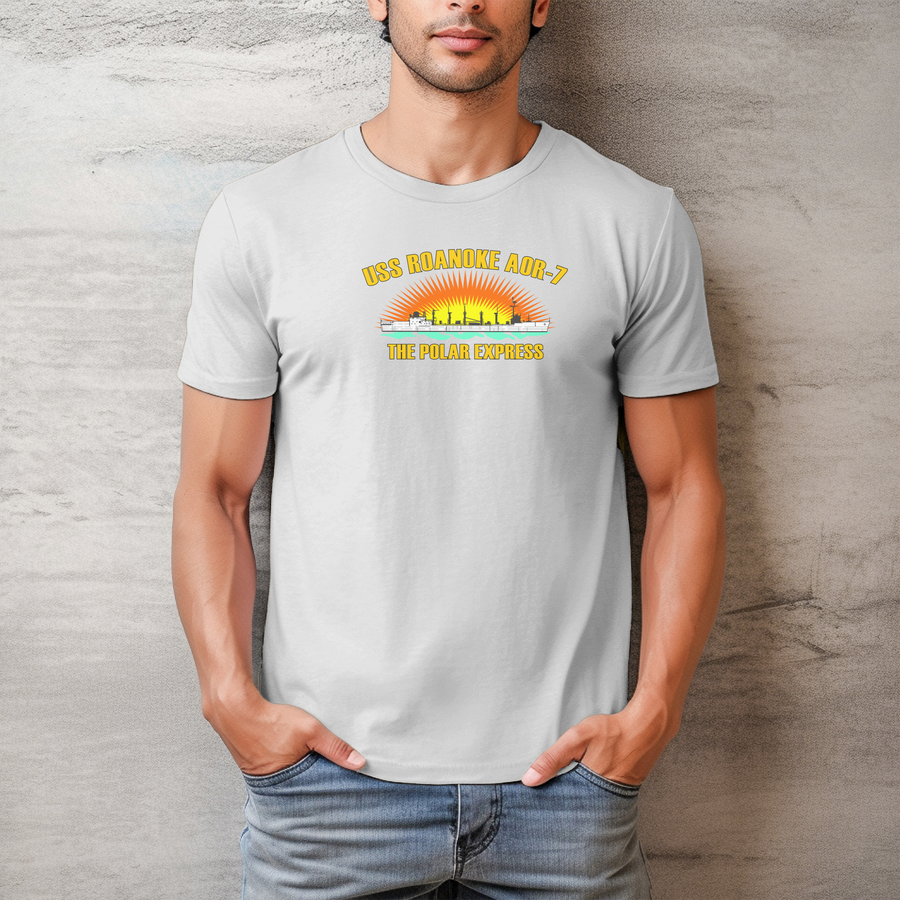 USS Roanoke AOR-7 "Polar Express" T-Shirt
