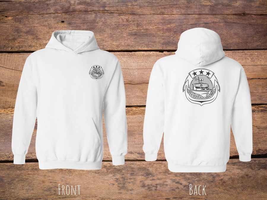 Combatant Craft Crewmen Pin - Hoodie (Black)