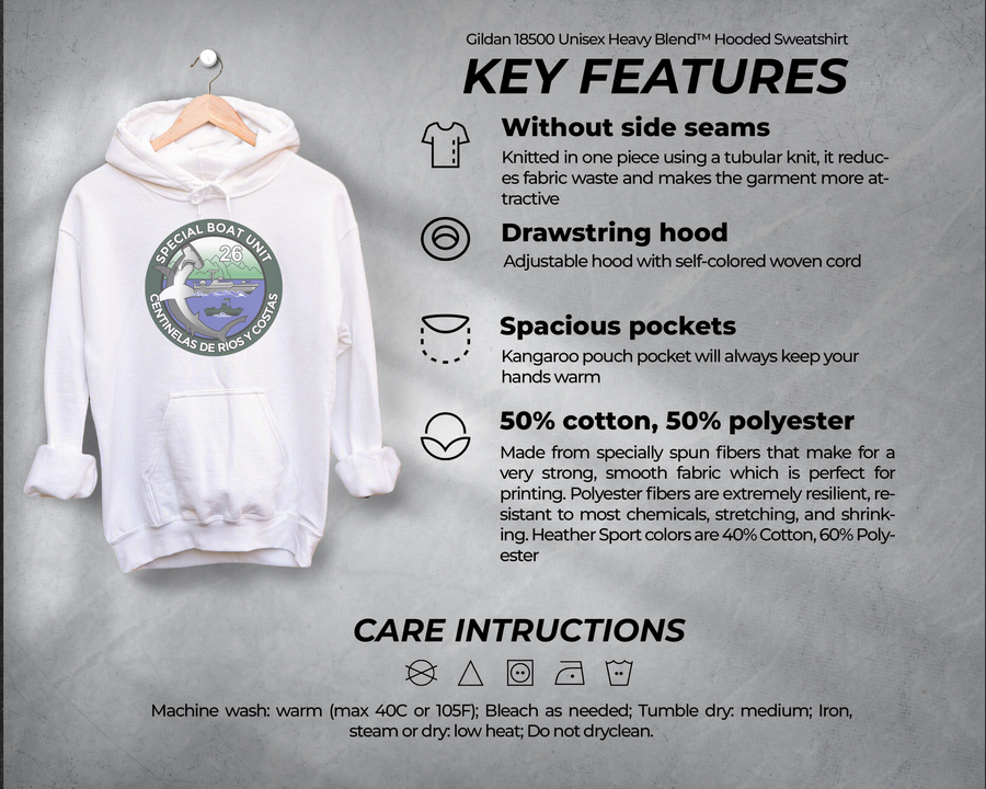 Special Boat Unit 26 Hoodie - Color