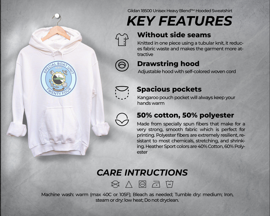 Special Boat Unit 24 Hoodie - Color
