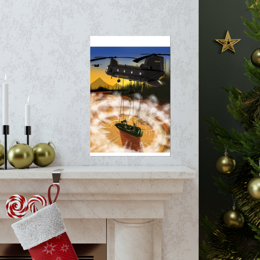 SOC-R Helo Cast Premium Matte vertical posters