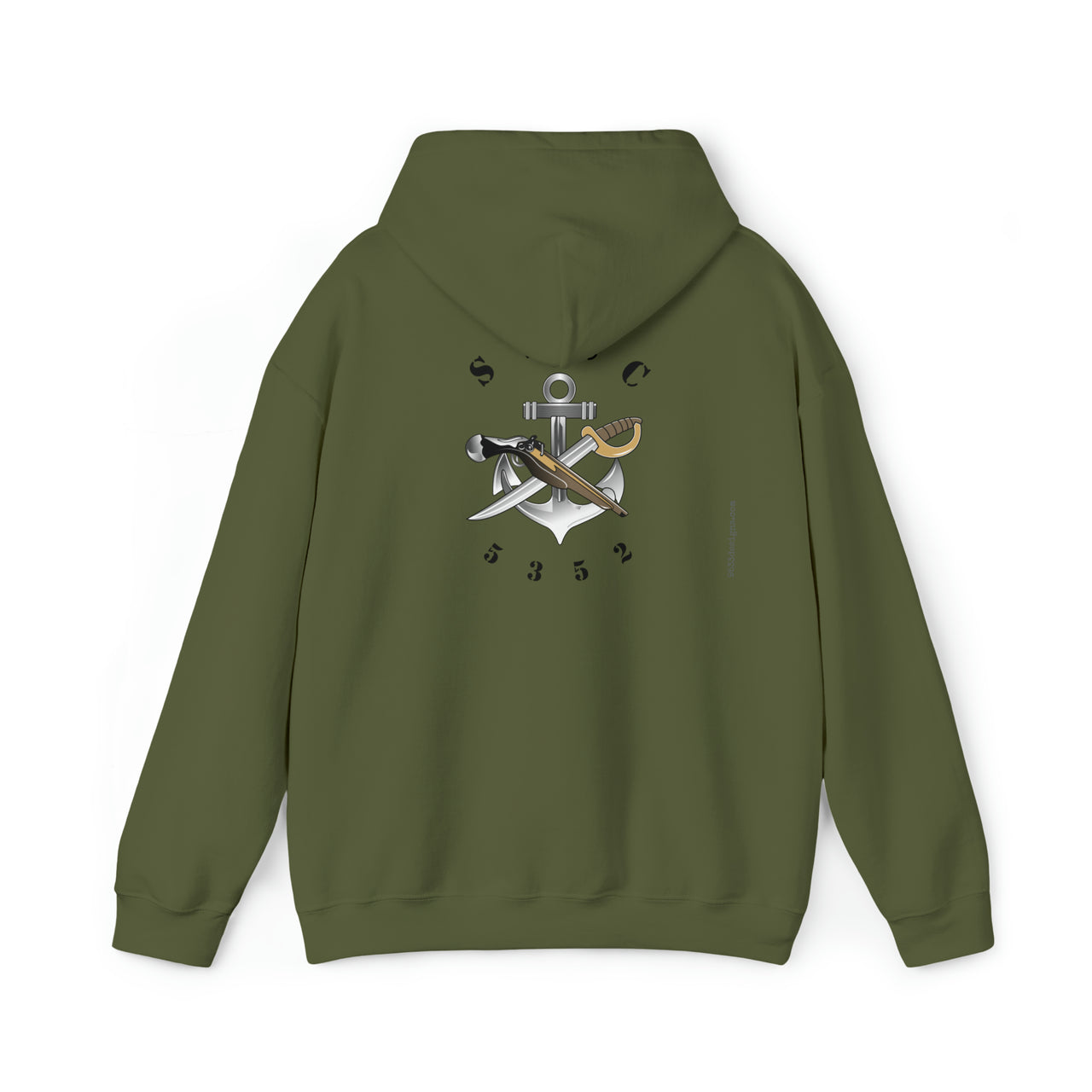 SB Pin with NEC 5352 Hoodie (Color)