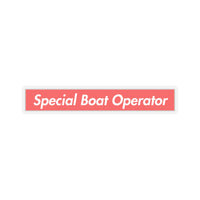 Thumbnail for Special Boat Operator Sticker