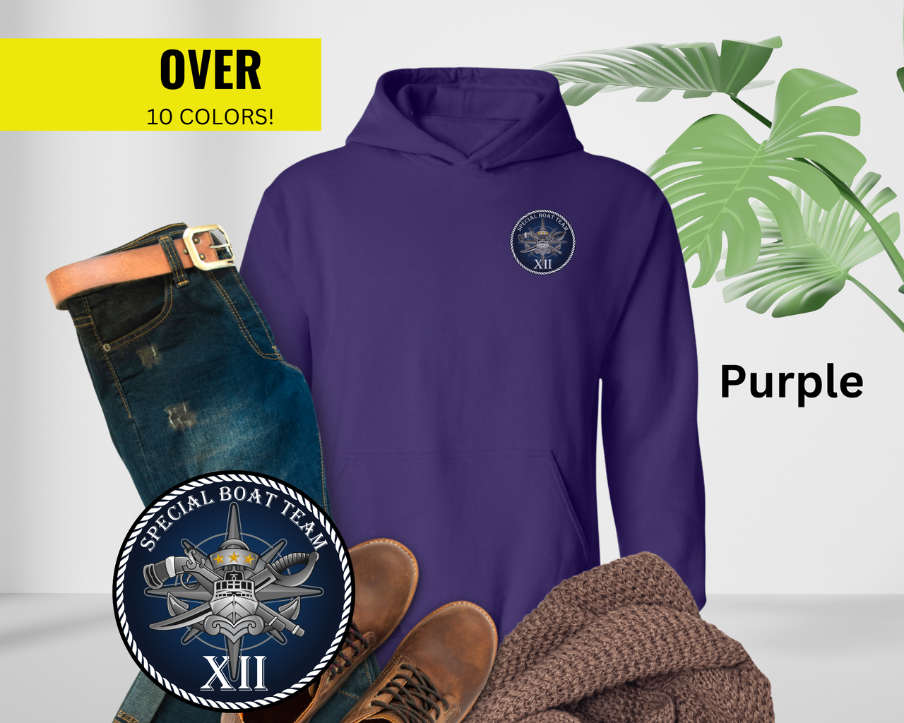 Special Boat Team 12 v2 Hoodie - Color