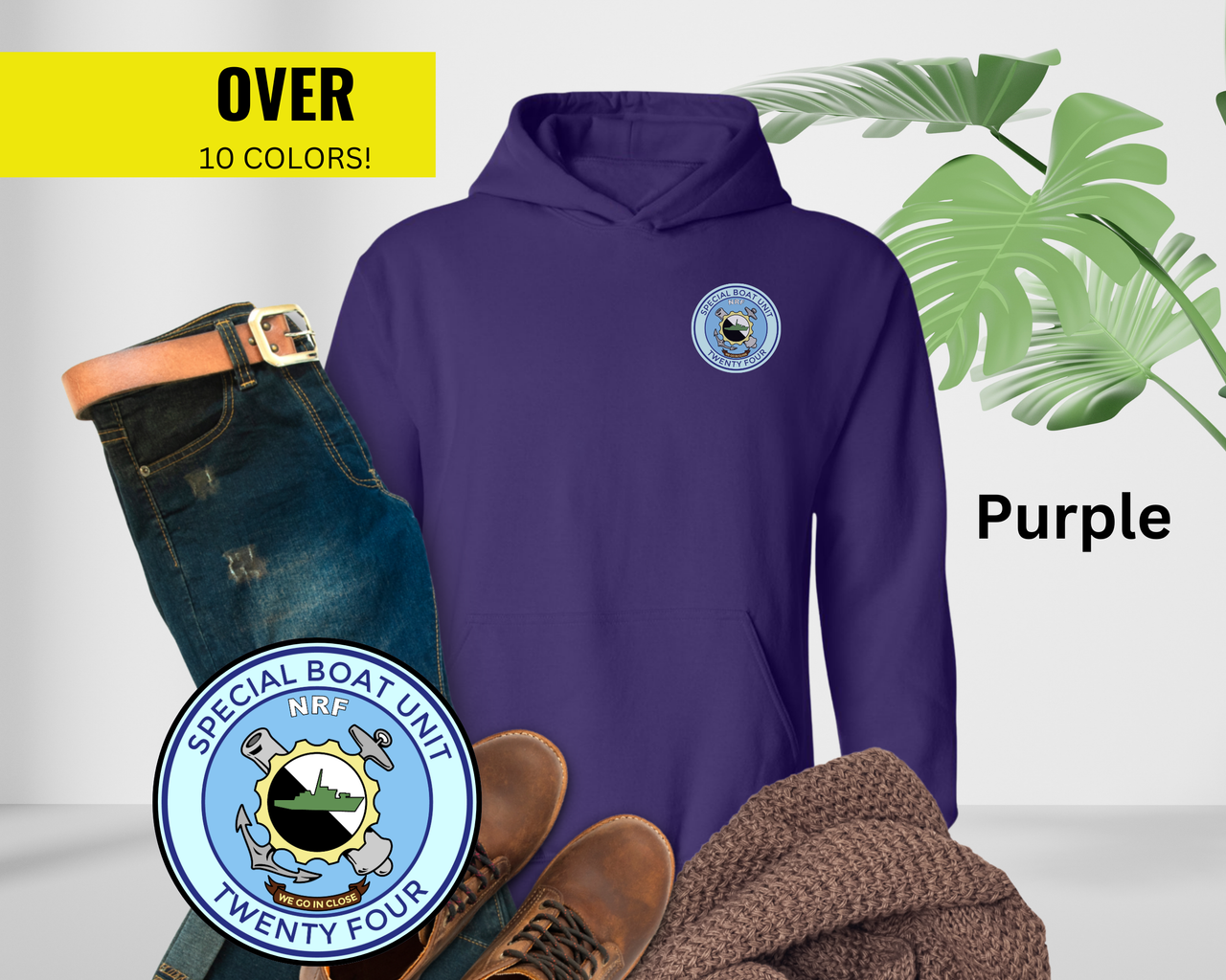 Special Boat Unit 24 Hoodie - Color
