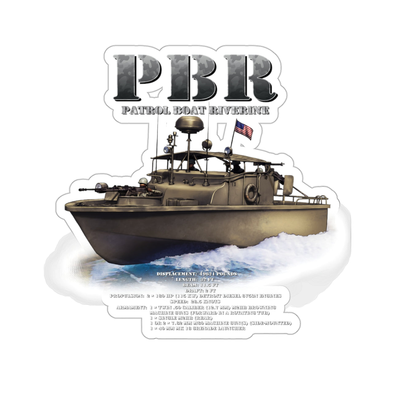 PBR v1 - Patrol Boat River Sticker