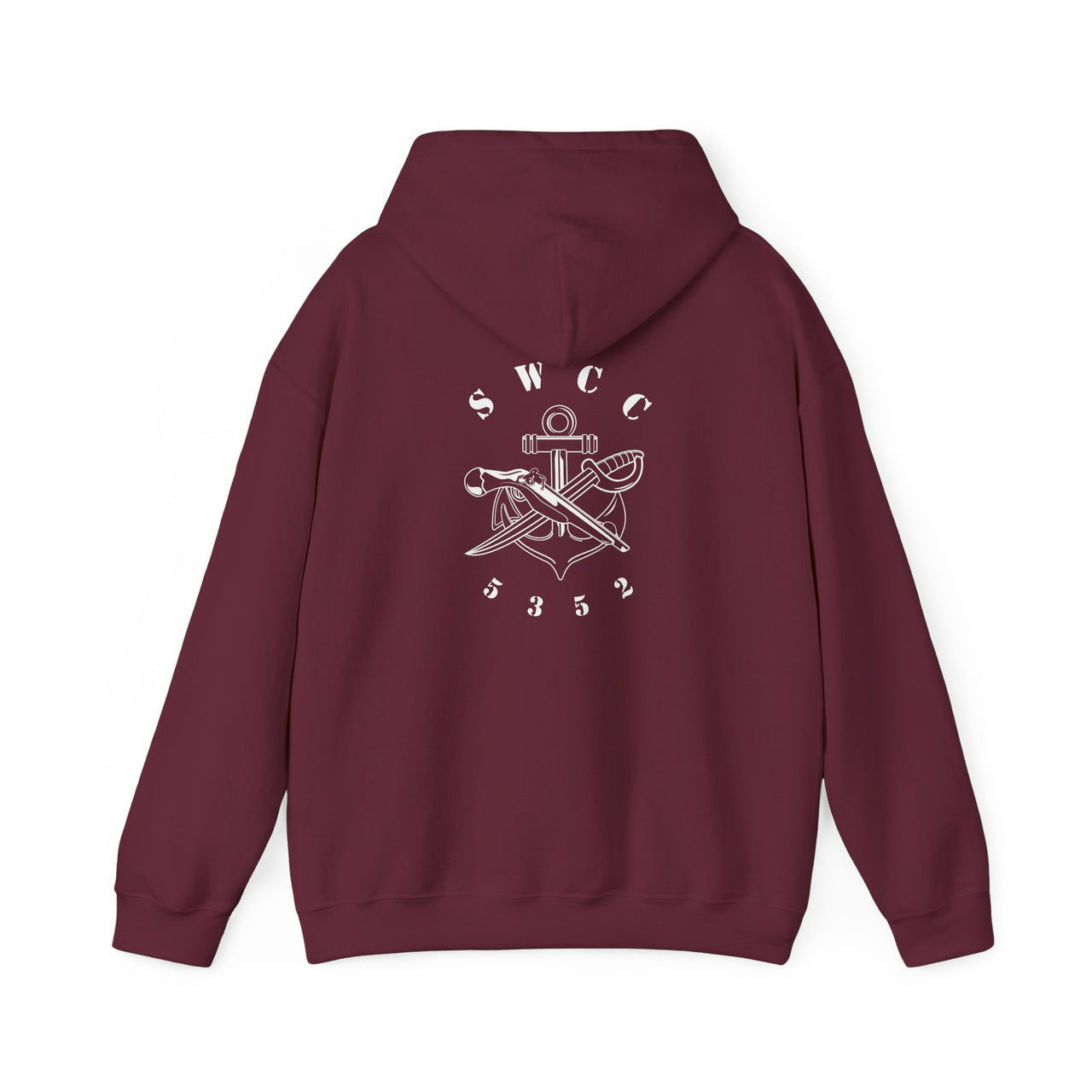 SB Pin with NEC 5352 Hoodie - Black & White Collection