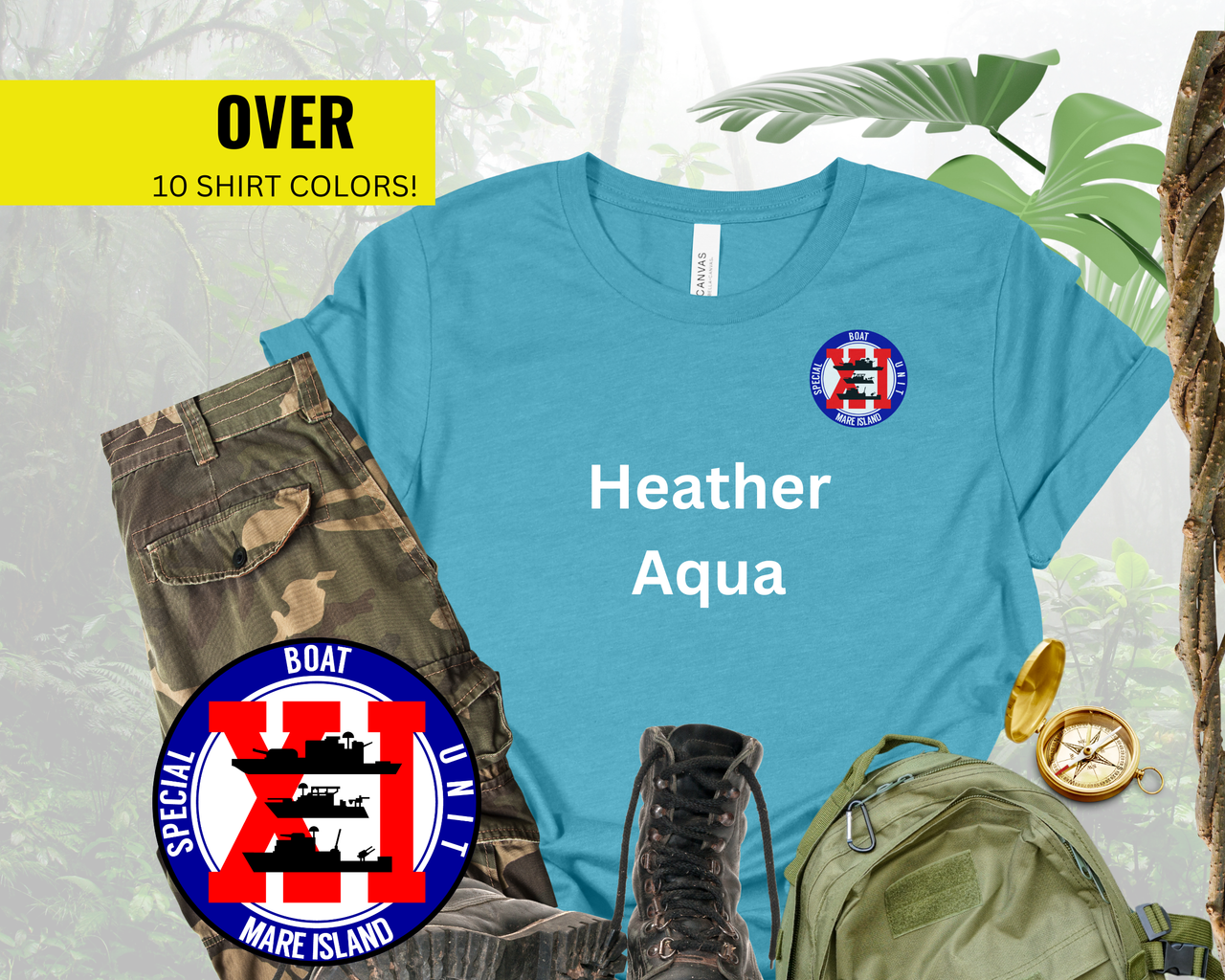 Special Boat Unit 11 v1 T-Shirt – Color Collection