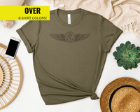 Thumbnail for Aircrewman Operator Qualification T-Shirt - Black & White Collection
