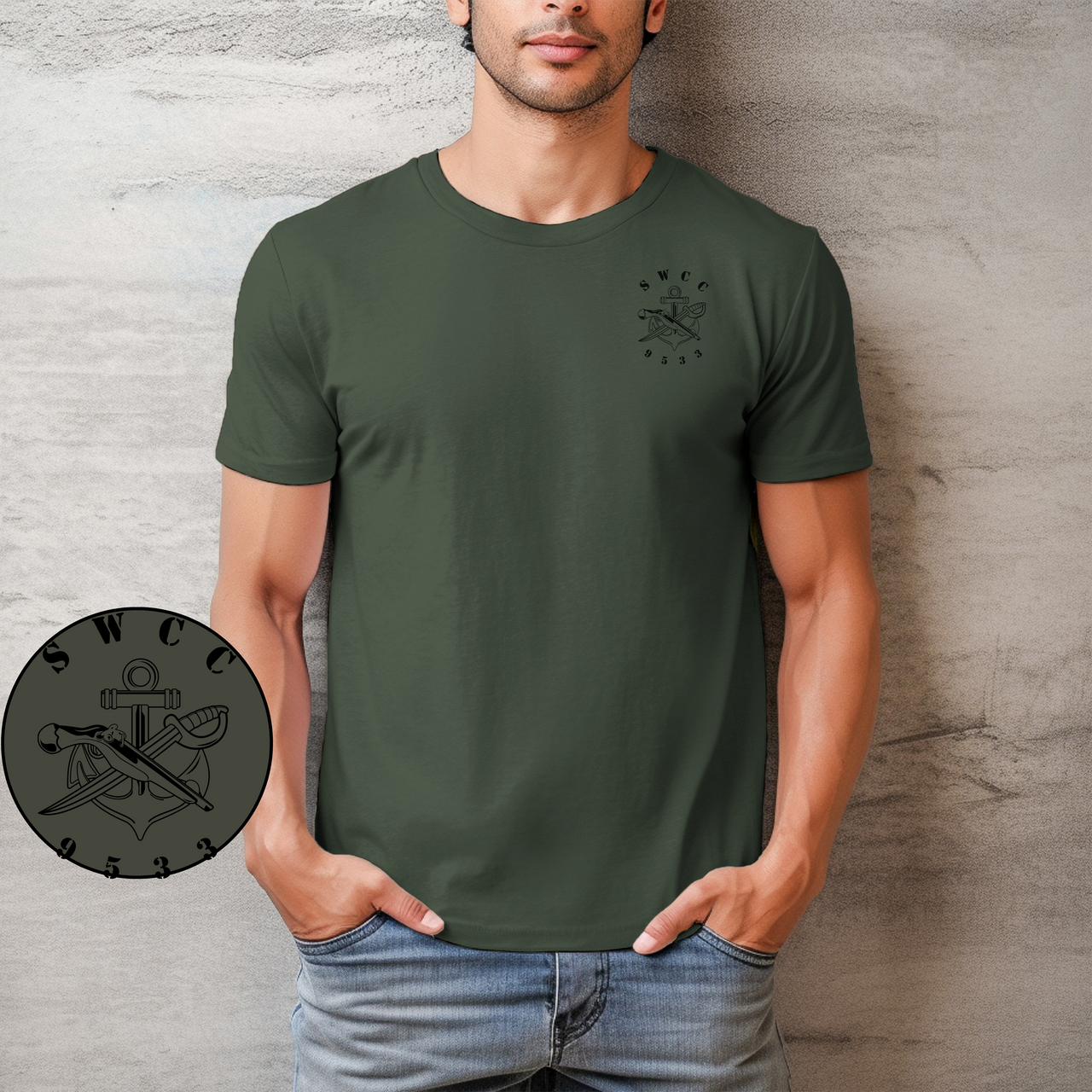 Special Warfare Combatant Craft Crewmen, 9533, T-Shirt (Black)