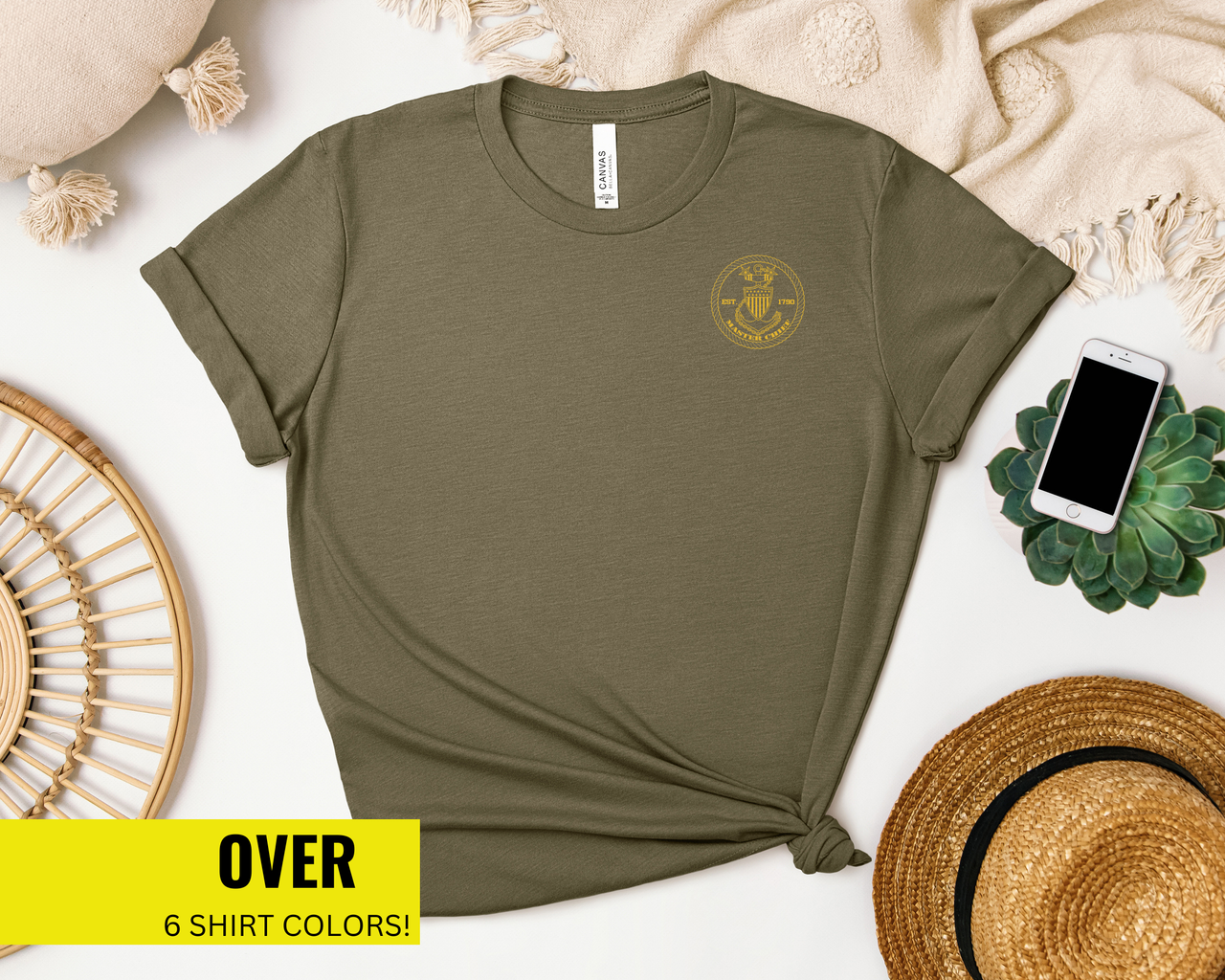 Coast Guard Master Chief T-Shirt - Gold Collection