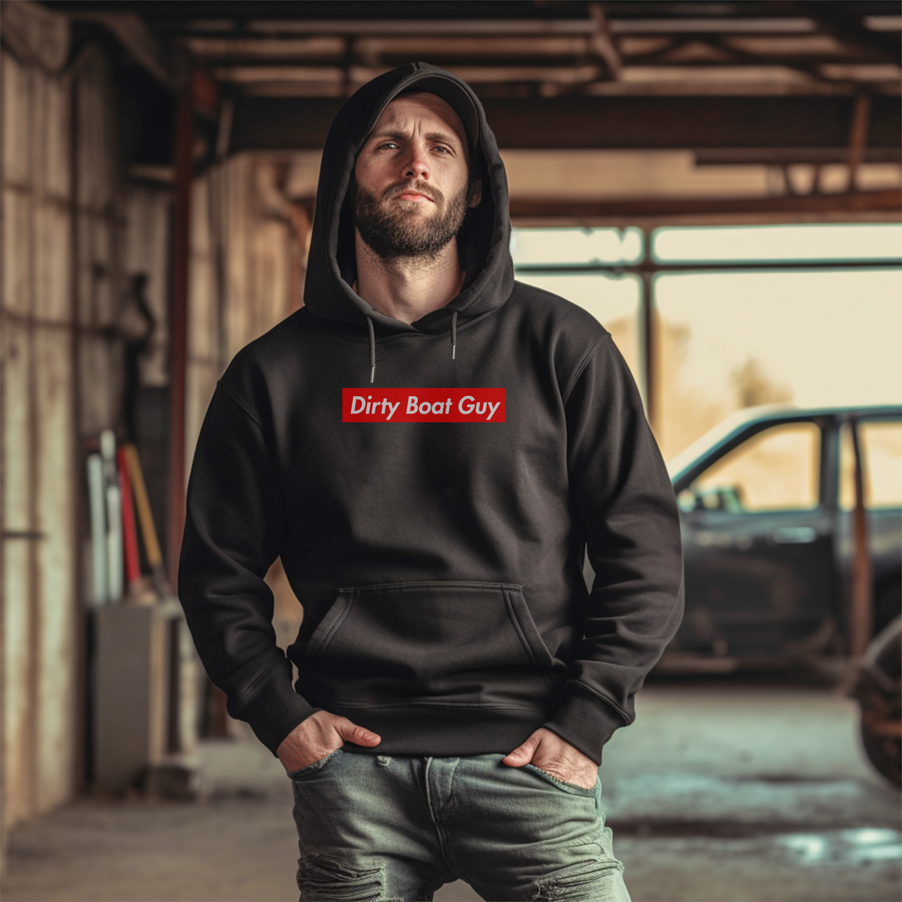 Dirty Boat Guy Hoodie 9533 Designs LLC