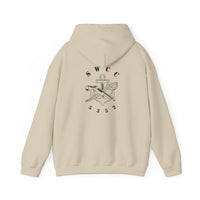 Thumbnail for SB Pin with NEC 5352 Hoodie - Black & White Collection