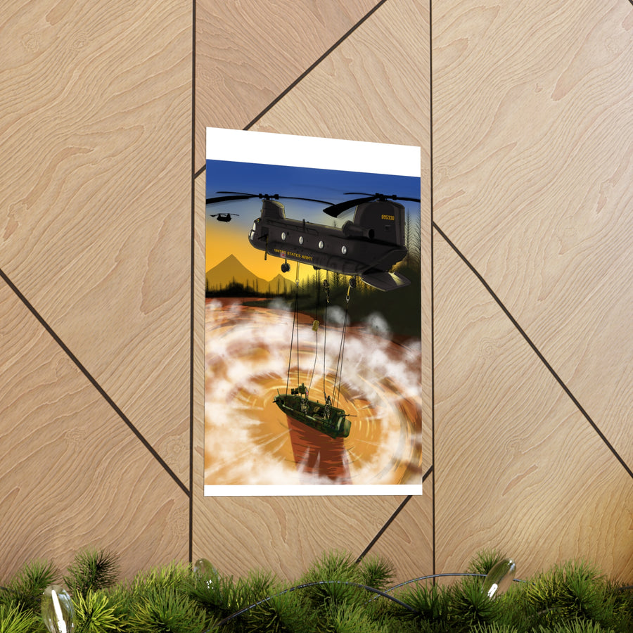 SOC-R Helo Cast Premium Matte vertical posters