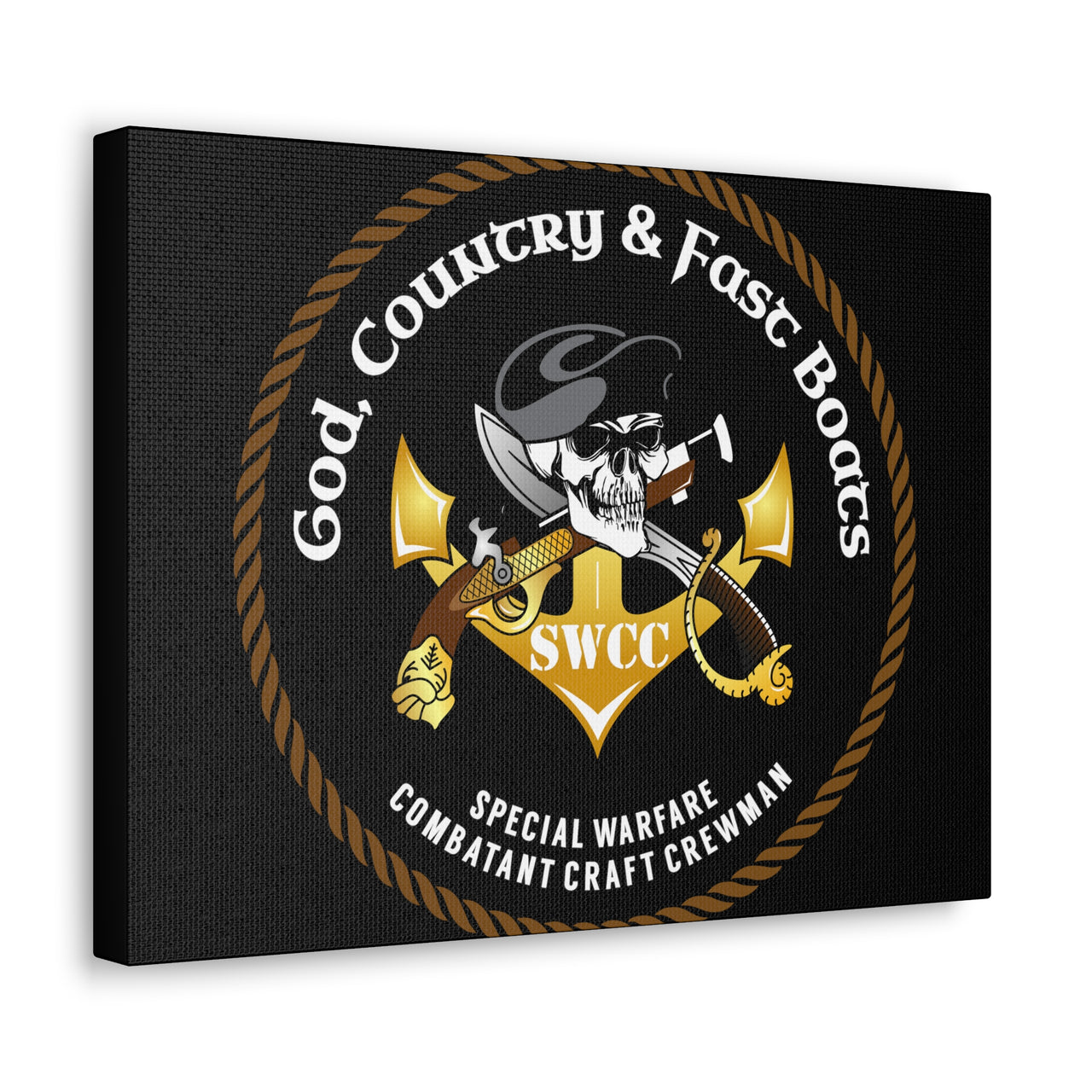 God Country & Fast Boats Canvas Gallery Wraps 16x12