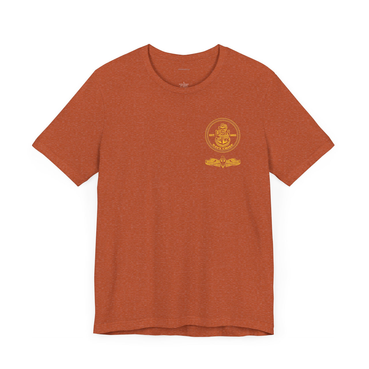 Navy Chief Surface Warfare Specialist Qualification T-Shirt - Gold Collection