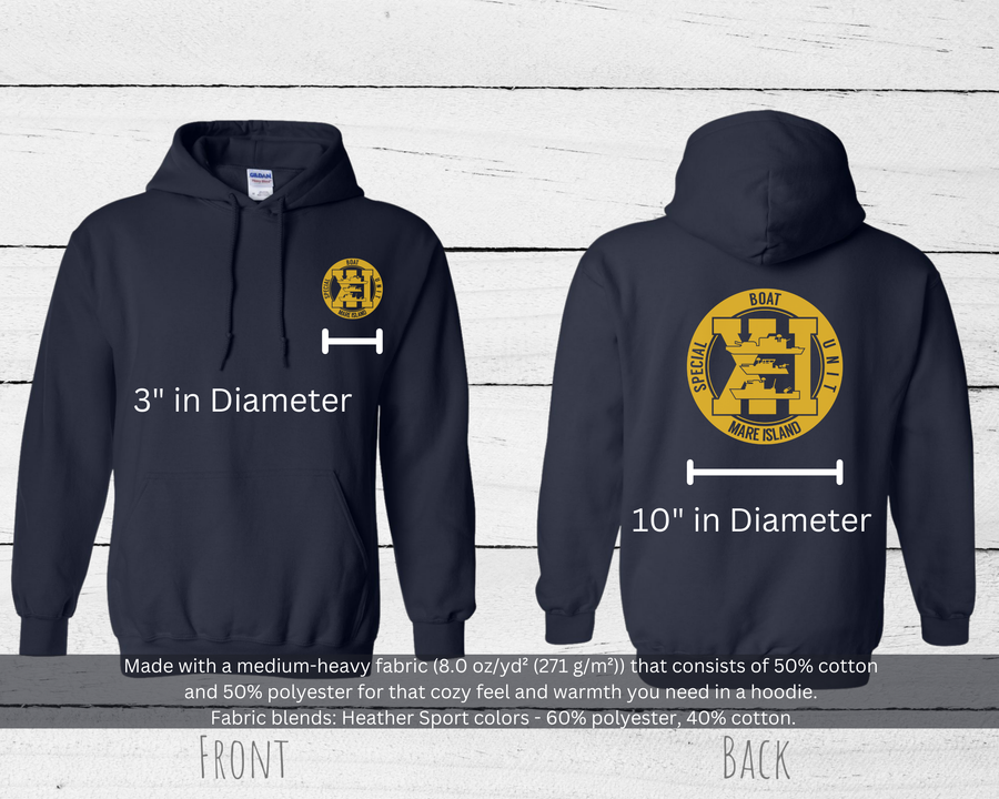 Special Boat Unit 11 v1 Hoodie - Gold Collection