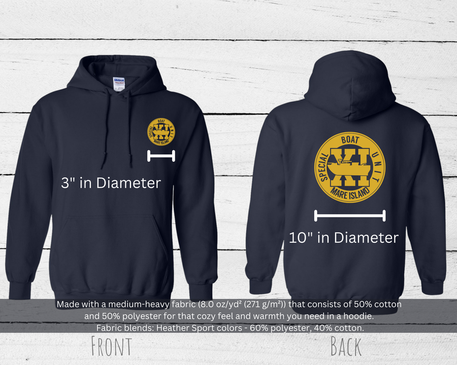 Special Boat Unit 11 v2 Hoodie - Gold Collection