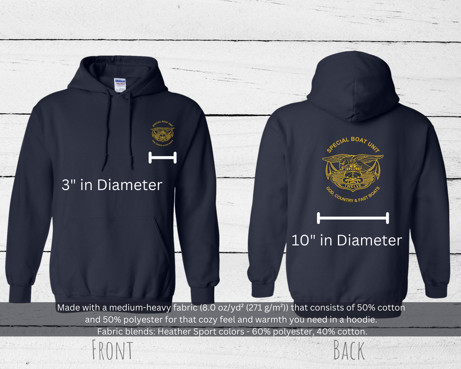 Special Boat Unit 12 v1 Hoodie - Gold Collection